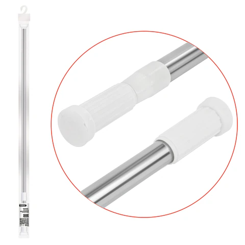 Карниз штанга для ванной телескопический 140-260 см, нержавеющая сталь, PRIMILA (ПРИМИЛА), 700109 - МСК «Форвард»