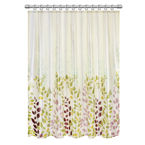 Штора для ванной ПОЛИЭСТЕР, 180х180 см, кольца в комплекте, ФЛОРА, PRIMILA (ПРИМИЛА), 700080