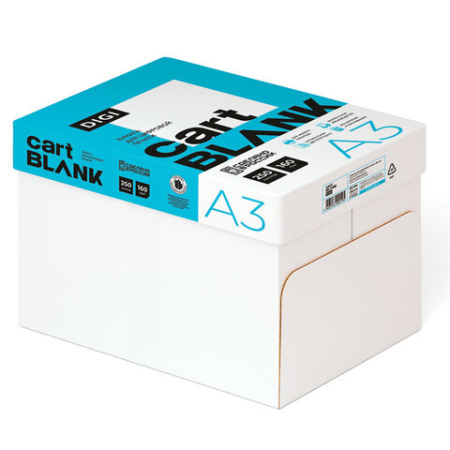 Бумага для цветной лазерной печати БОЛЬШОЙ ФОРМАТ (297х420), А3, 160 г/м2, 250 л., CARTBLANK DIGI, 145% (CIE) 115263 - МСК «Форвард»