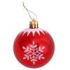 Шары ёлочные 16 шт., 6 см, "Русская Зима", пластик, цвет: красный/белый, ЗОЛОТАЯ СКАЗКА, 591984 - МСК «Форвард»