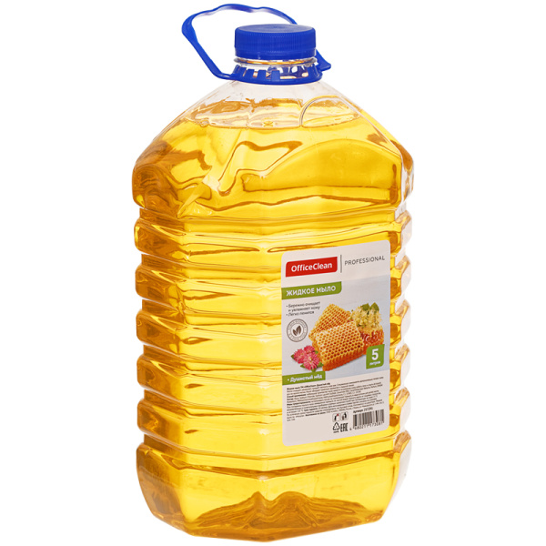 Мыло жидкое OfficeClean Профессиональное "Душистый мед", ПЭТ, 5л 257291/П ЧЕСТНЫЙ ЗНАК - МСК «Форвард»