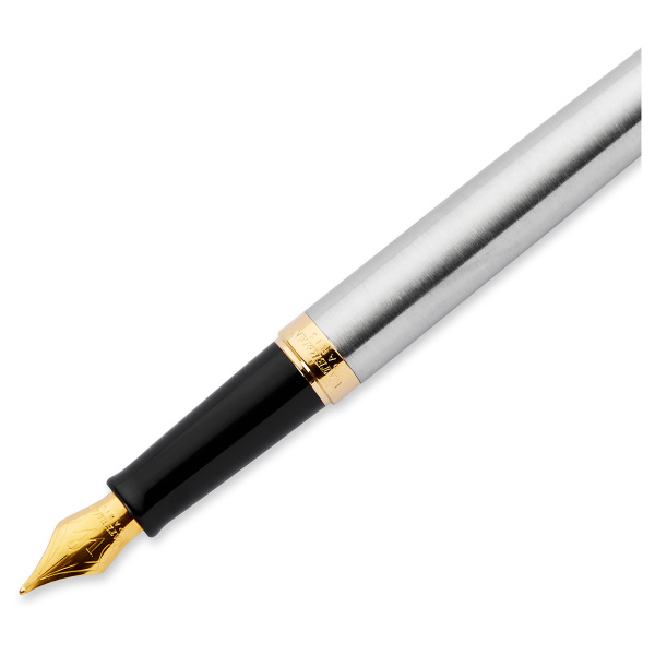 Ручка перьевая Waterman "Hemisphere Stainless Steel GT" синяя, 0,8мм, подарочная упаковка S0920310 184187 - МСК «Форвард»