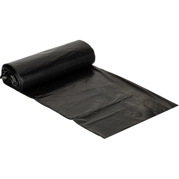 Мешки для мусора черные в рулоне Ромашка 60 л 20 штук ПНД 7,3мкм НМ602045-Э 1493749 - МСК «Форвард»