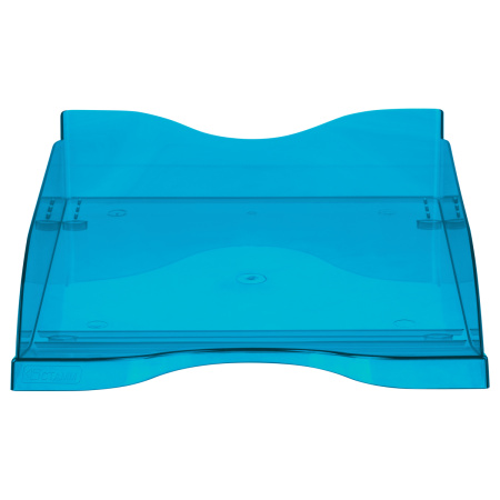Лоток для бумаг горизонтальный СТАММ "Тропик", тонированный голубой ЛТГ-31253 351659 - МСК «Форвард»