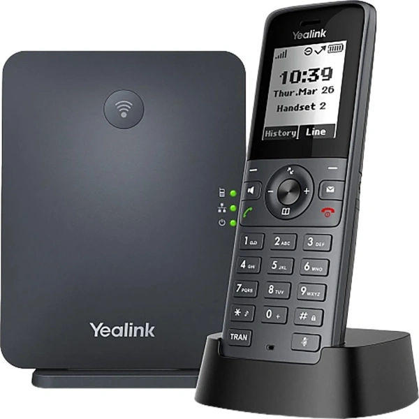 IP-DECT телефон Yealink W71P (база W70B+трубка W71H) до 10SIP-аккаунтов 2125150 под заказ 8 дней