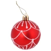 Шары ёлочные 16 шт., 6 см, "Русская Зима", пластик, цвет: красный/белый, ЗОЛОТАЯ СКАЗКА, 591984 - МСК «Форвард»
