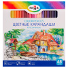 Карандаши цветные Гамма "Классические", 48цв., заточенные, картон. упак., европодвес CP48_112025 389391 - МСК «Форвард»