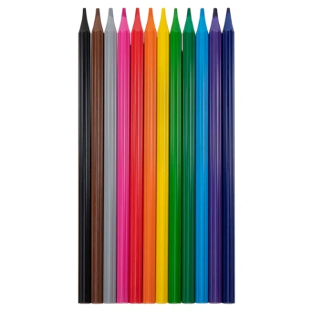 Карандаши цветные FUNSTER (ФАНСТЕР), 12 цветов, фигурный корпус в форме цветочка, 182069 - МСК «Форвард»