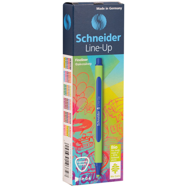 Ручка капиллярная Schneider "Line-Up" синяя, 0,4мм 191003 255677 - МСК «Форвард»