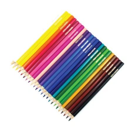 Карандаши цветные KOH-I-NOOR "RED LION" 24 цвета, шестигранные, 2,8 мм, натуральное дерево, 3554/24, 3554024063KS 182082 - МСК «Форвард»