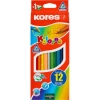 Карандаши цветные Kores Kolores 12 цв трёхгранные + точилка 93312.01 128902 - МСК «Форвард»