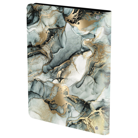 Тетрадь на кольцах А5, 120л., кожзам, BG "Мрамор", иск. кожа, тиснение фольгой 367480 - МСК «Форвард»