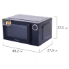Микроволновая печь BRASSON (БРАССОН) MW2390D-6BL, 23 л, 900 Вт, сенсорное управление, дисплей, таймер, 6 АВТОПРОГРАММ, черная, 454980 - МСК «Форвард»