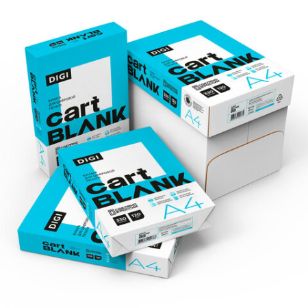 Бумага для цветной лазерной печати А4, ПЛОТНАЯ 120 г/м2, 330 л.,CARTBLANK DIGI, белизна 145% CIE 118529 - МСК «Форвард»