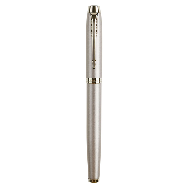 Ручка перьевая Parker "IM Professionals Monochrome Champagne" синяя, 0,8мм, подарочная упаковка 2172953 359522 - МСК «Форвард»