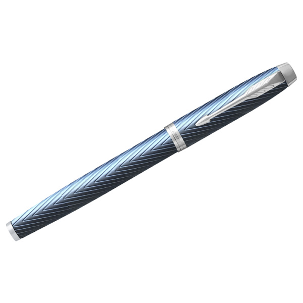 Ручка перьевая Parker "IM Premium Blue Grey CT" синяя, 0,8мм, подарочная упаковка 2143651 323747 - МСК «Форвард»