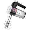 Миксер BRAYER BR1302, 800 Вт, 5 скоростей, 2 венчика, 2 крюка для теста, черный/серебро 456089 - МСК «Форвард»