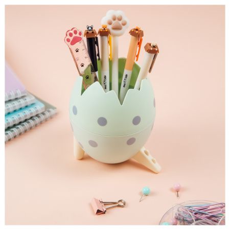 Подставка-стакан MESHU "Dino's egg", пластиковая, мятная MS_46346 342031 - МСК «Форвард»