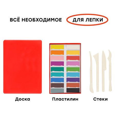 Набор для рисования и лепки Гамма "Мультики", 12 предметов, в подарочной коробке 250620201 307549 - МСК «Форвард»