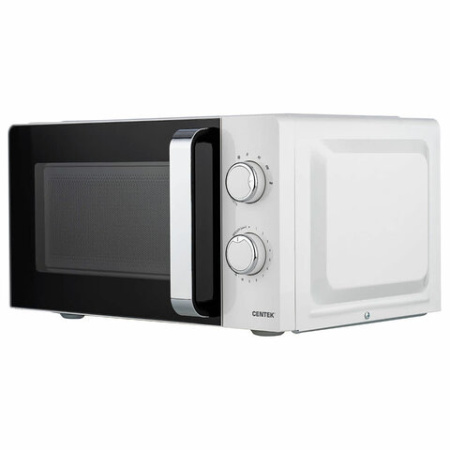 Микроволновая печь CENTEK CT-1575, объем 20 л, мощность 700 Вт, механическое управление, белая, CT-1575 White 457601 - МСК «Форвард»
