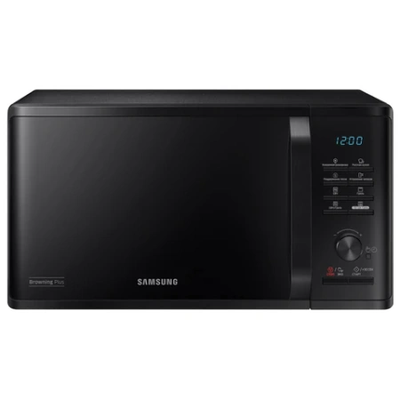 Микроволновая печь SAMSUNG MG23K3515AK/BW, объем 23 л, мощность 800 Вт, электронное управление, черная 457186 - МСК «Форвард»