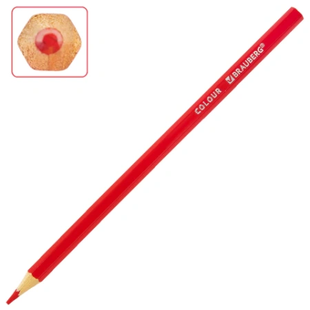 Карандаши цветные мягкие BRAUBERG АКАДЕМИЯ, 18 цветов, шестигранные, грифель 3 мм, натуральное дерево, 181865 - МСК «Форвард»