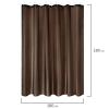 Шторка для ванной ПОЛИЭСТЕР, 180х180 см, кольца в комплекте, КОРИЧНЕВЫЙ БРИЛЛИАНТ, PRIMILA (ПРИМИЛА), 700091 - МСК «Форвард»