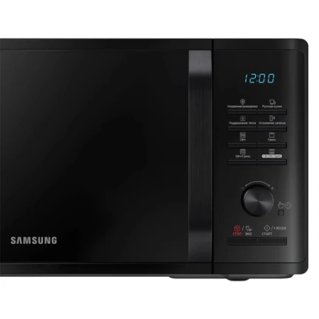 Микроволновая печь SAMSUNG MG23K3515AK/BW, объем 23 л, мощность 800 Вт, электронное управление, черная 457186 - МСК «Форвард»