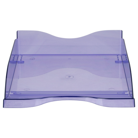 Лоток для бумаг горизонтальный СТАММ "Тропик", тонированный фиолетовый ЛТГ-31251 351657 - МСК «Форвард»