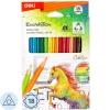 Карандаши цветные Deli Enovation 18цв трёхгранные пластиковые EC113-18 1465094 - МСК «Форвард»