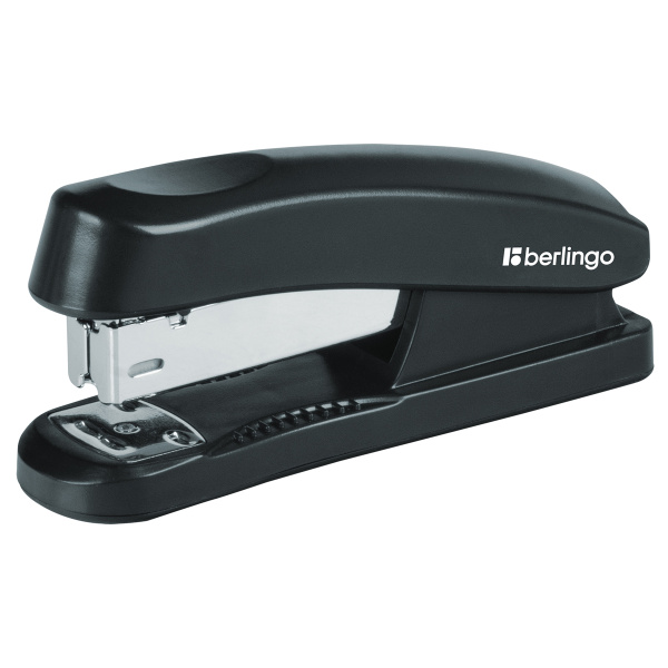 Степлер №24/6, 26/6 Berlingo "Universal" до 30л., пластиковый корпус, черный H3100 103962  - МСК «Форвард»