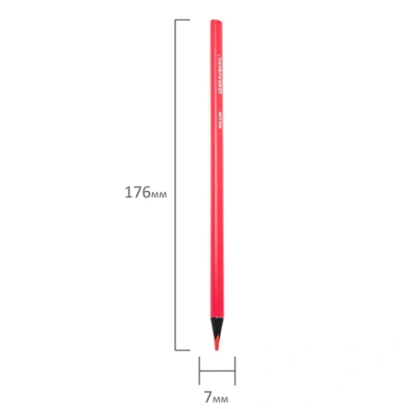 Карандаши цветные BRAUBERG NEON, 12 неоновых цветов, трехгранные, грифель 3 мм, черное дерево, 181852 - МСК «Форвард»
