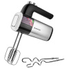 Миксер BRAYER BR1302, 800 Вт, 5 скоростей, 2 венчика, 2 крюка для теста, черный/серебро 456089 - МСК «Форвард»