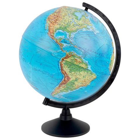 Глобус физический Globen Классик, диаметр 320 мм рельефный, К013200219 454432