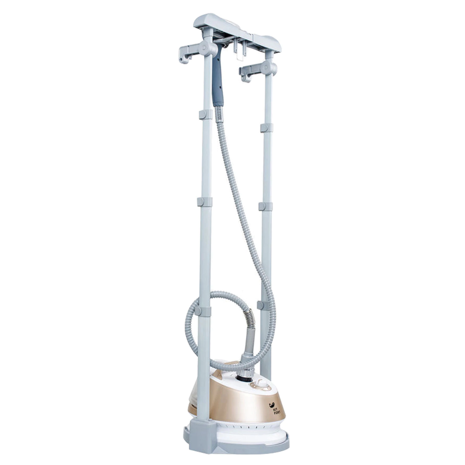 Отпариватель KITFORT KT-913, 2000 Вт, пар 35г/мин, резервуар 1,3л, 4 режима, 2 насадки, золотистый 454841