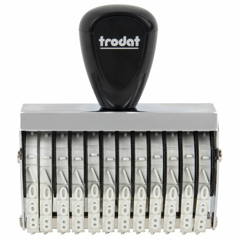 Нумератор ручной ленточный, 12 разрядов, оттиск 62 х5 мм, TRODAT 15512, 54905 238374 - МСК «Форвард»