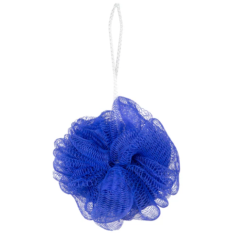 Мочалка для тела ШАР, нейлоновая 20 г (7х9х8 см), ассорти, 9057 609171