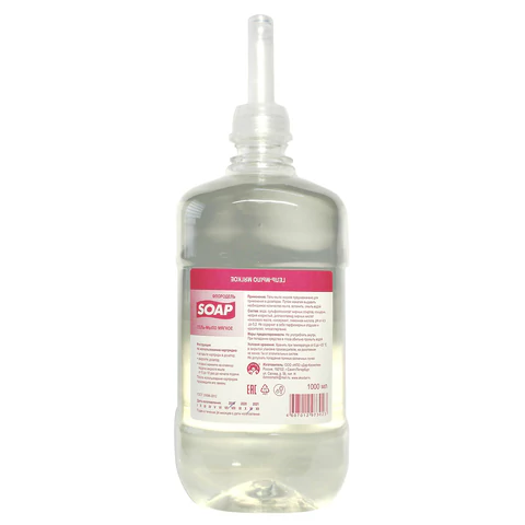 Картридж с жидким мылом-гелем одноразовый (Система S1) "Мягкое", 1 л, ФЛОРОДЕЛЬ, 3023 609180 - МСК «Форвард»