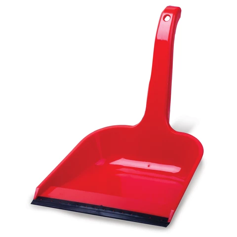 Совок для мусора, высокая рукоятка 20 см, резиновая кромка, пластик, цвет ассорти, 416, ПОЛИМЕРБЫТ 434160065 601331 - МСК «Форвард»