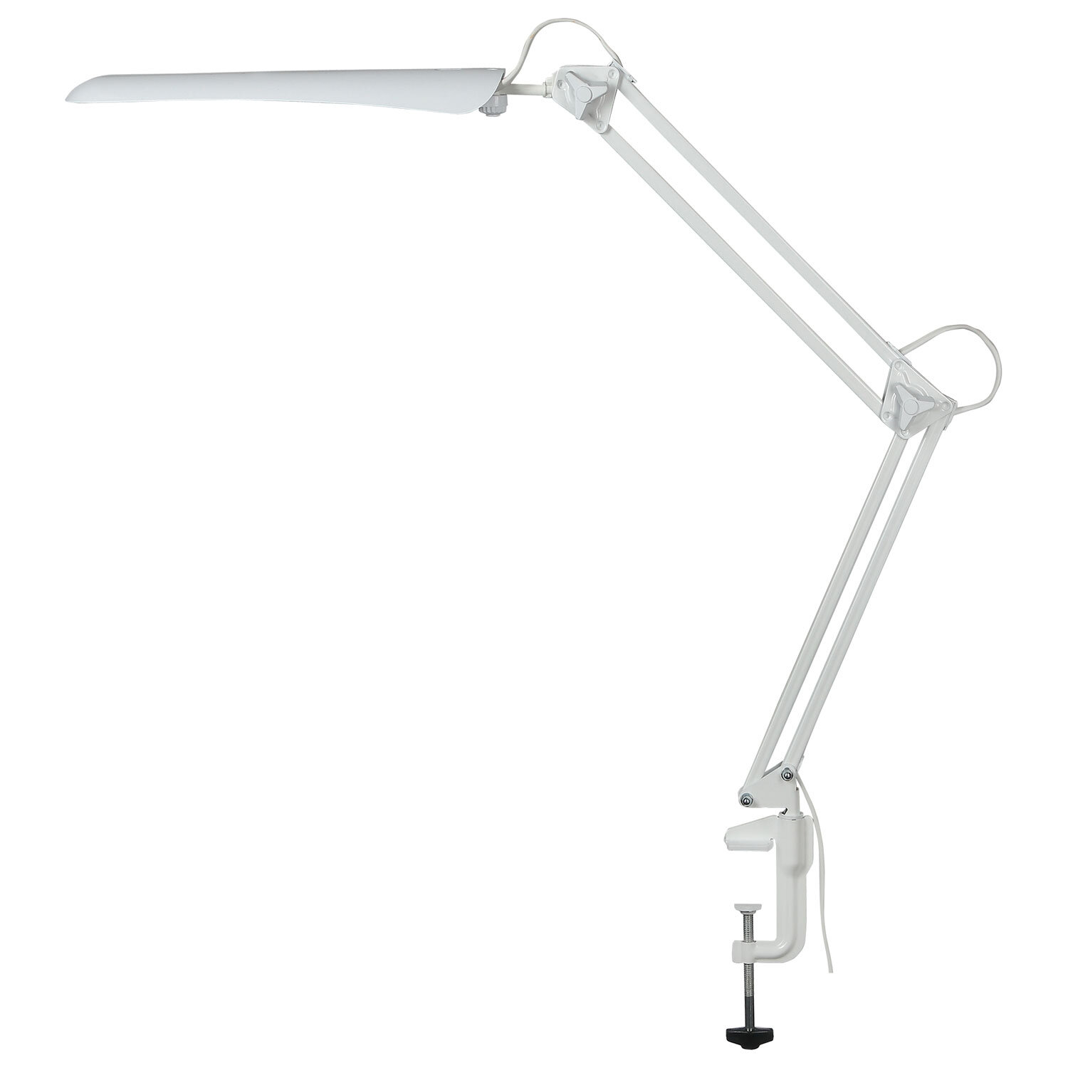Настольная лампа светильник Трансвит Гермес на струбцине, СВЕТОДИОДНАЯ, 8 Вт, белый 235518