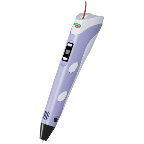 Ручка 3D с трафаретами PLA - пластиком и термоковриком BRAUBERG KIDS, 665188 - МСК «Форвард»