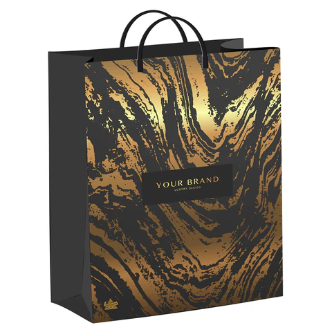 Пакет с пластиковой ручкой, мягкий пластик, 40х30 см, "Золотой бренд", 140 мкм, КОМПЛЕКТ 40ШТ н00242801 701485