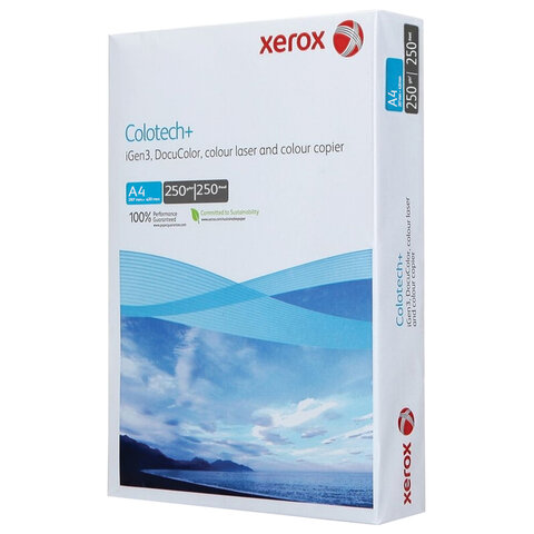 Бумага для цветной лазерной печати А4, 250 г/м2, 250 л., XEROX COLOTECH+, Австрия, 161% CIE, 003R94671 115594 - МСК «Форвард»