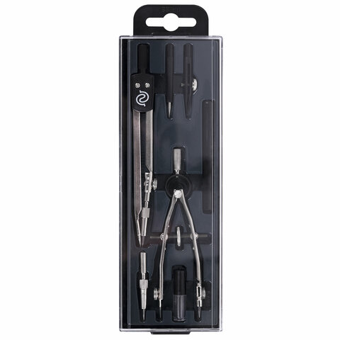 Готовальня 7 предметов, пласт. пенал, GLOBUS, НЧ7-30-50 210417