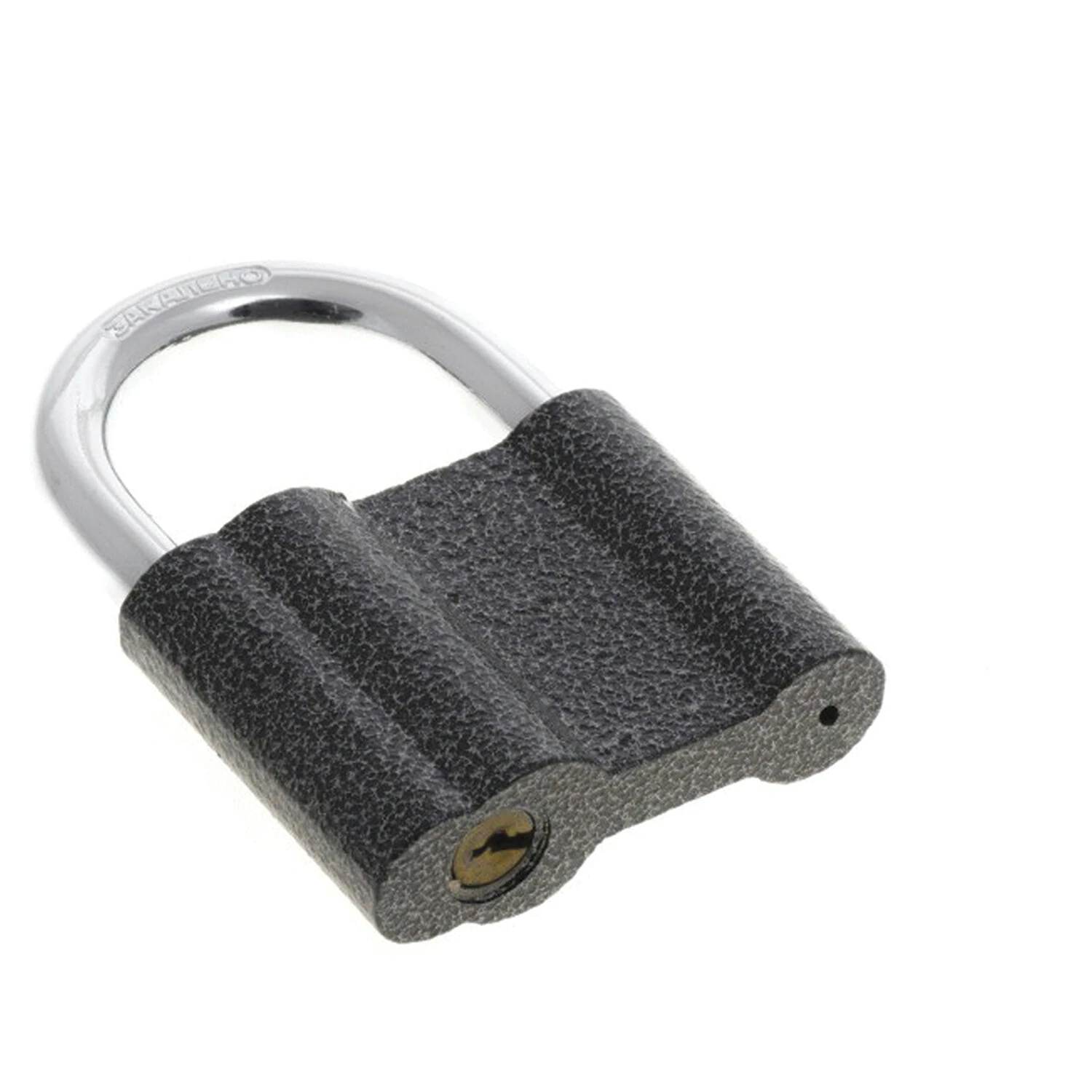 Замок навесной, ширина 80мм, чугун, дужка d-11мм, английский, 3 ключа, СИБРТЕХ, ЗН2-М1, 91613 670988