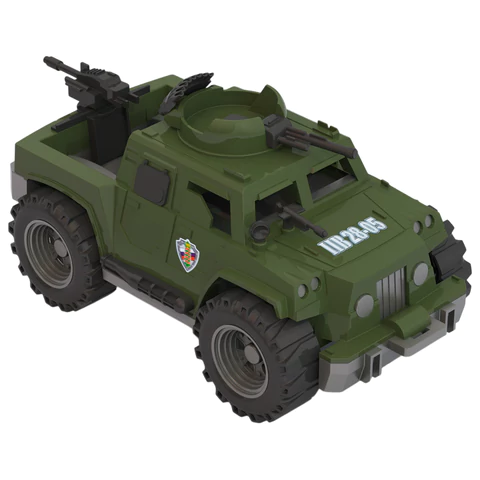 Военная машина игрушечная БОЕВАЯ "Дозор", пластиковая, 33,1x16,6x15,6 см, НОРДПЛАСТ, 240 666505