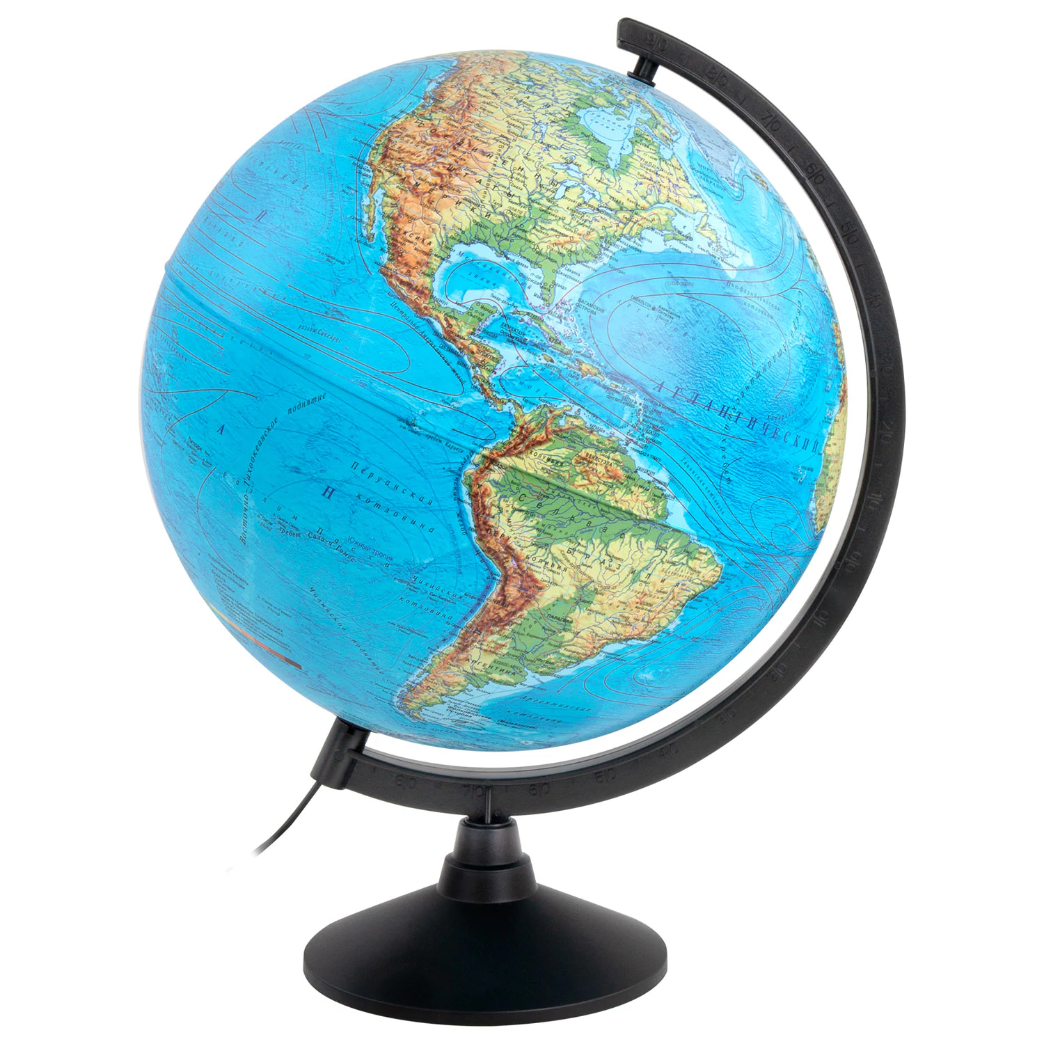 Глобус физический Globen Классик, диаметр 320 мм, с подсветкой, К013200017 454428