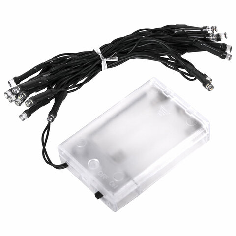 Ель искусственная декоративная, 50 см, зеленая, с гирляндой и игрушками, ЗОЛОТАЯ СКАЗКА, 591316 - МСК «Форвард»