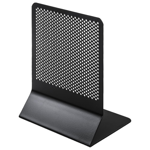 Держатель (ограничитель) подставка для книг BRAUBERG "Germanium Original", КОМПЛЕКТ 2 штуки, металл, 237978 - МСК «Форвард»