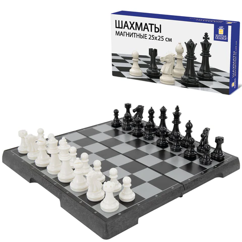 Шахматы магнитные ХИТ классические, доска 25х25 см, ЗОЛОТАЯ СКАЗКА, 665761 - МСК «Форвард»